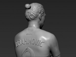 zlatan ibrahimovic la galaxy 3d printing ready stl obj 3D-printmodel