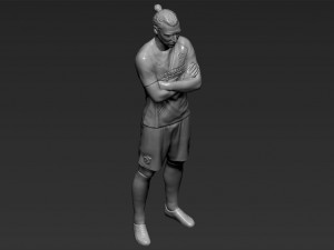 zlatan ibrahimovic la galaxy 3d printing ready stl obj 3D-printmodel