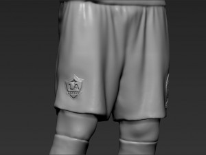 zlatan ibrahimovic la galaxy 3d printing ready stl obj 3D-printmodel