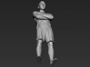 zlatan ibrahimovic la galaxy 3d printing ready stl obj 3D-printmodel