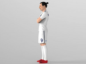 zlatan ibrahimovic la galaxy ready for full color 3d printing 3D Print Model