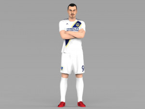 zlatan ibrahimovic la galaxy ready for full color 3d printing 3D Print Model