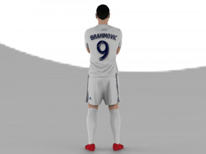zlatan ibrahimovic la galaxy ready for full color 3d printing 3D Print Model