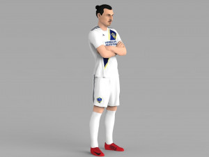 zlatan ibrahimovic la galaxy ready for full color 3d printing 3D Print Model