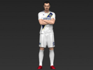 zlatan ibrahimovic la galaxy ready for full color 3d printing 3D Print Model