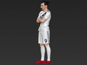 zlatan ibrahimovic la galaxy ready for full color 3d printing 3D Print Model