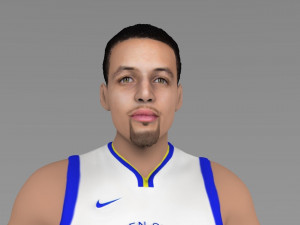stephen curry ready for full color 3d printing Modello di stampa 3D