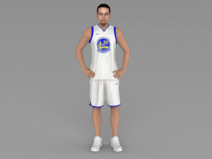 stephen curry ready for full color 3d printing Modello di stampa 3D