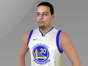stephen curry ready for full color 3d printing Modello di stampa 3D