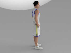 stephen curry ready for full color 3d printing Modello di stampa 3D