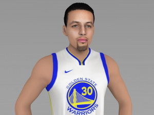 stephen curry ready for full color 3d printing Modello di stampa 3D