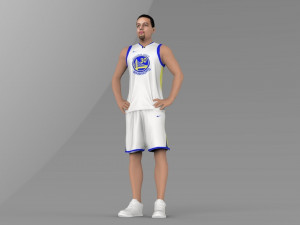 stephen curry ready for full color 3d printing Modello di stampa 3D