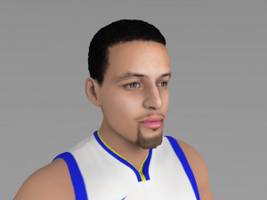 stephen curry ready for full color 3d printing Modello di stampa 3D