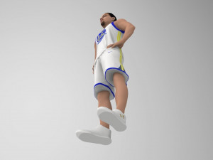 stephen curry ready for full color 3d printing Modello di stampa 3D