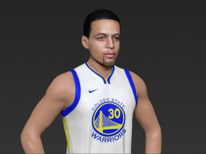 stephen curry ready for full color 3d printing Modello di stampa 3D