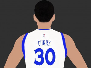 stephen curry ready for full color 3d printing Modello di stampa 3D