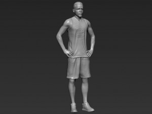stephen curry ready for full color 3d printing Modello di stampa 3D