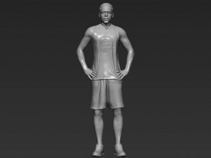 stephen curry ready for full color 3d printing Modello di stampa 3D