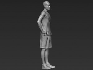 stephen curry ready for full color 3d printing Modello di stampa 3D