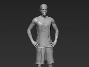 stephen curry ready for full color 3d printing Modello di stampa 3D