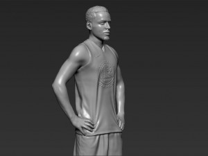 stephen curry ready for full color 3d printing Modello di stampa 3D