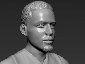 stephen curry ready for full color 3d printing Modello di stampa 3D