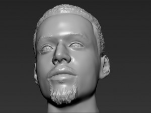 stephen curry ready for full color 3d printing Modello di stampa 3D