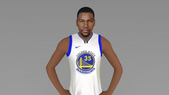kevin durant ready for full color 3d printing 3D 프린트 모델 .c4d .max .obj .3ds .fbx .stl .blend 
