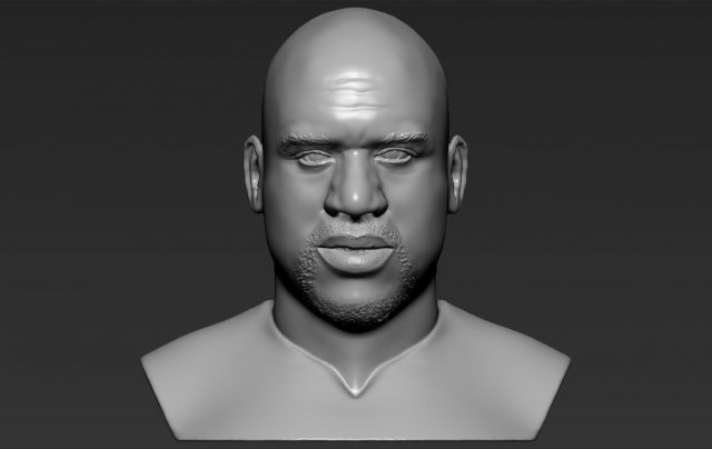 shaq oneal bust 3d printing ready stl obj 3Dプリントモデル .c4d .max .obj .3ds .fbx .stl .blend 