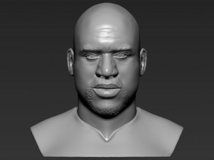shaq oneal bust 3d printing ready stl obj 3D 打印模型