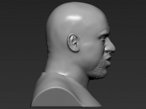 shaq oneal bust 3d printing ready stl obj 3Dプリントモデル