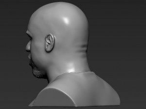 shaq oneal bust 3d printing ready stl obj 3Dプリントモデル