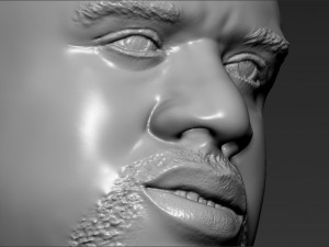 shaq oneal bust 3d printing ready stl obj 3Dプリントモデル