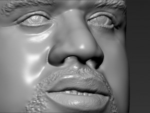 shaq oneal bust 3d printing ready stl obj 3Dプリントモデル