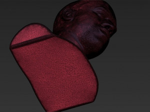 shaq oneal bust 3d printing ready stl obj 3Dプリントモデル