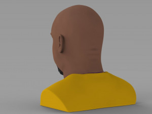 shaq oneal bust ready for full color 3d printing 3D प्रिंट मॉडल