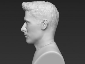 robert lewandowski bust 3d printing ready stl obj 3D Принт Модель