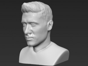 robert lewandowski bust 3d printing ready stl obj 3D Принт Модель