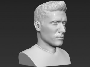 robert lewandowski bust 3d printing ready stl obj 3D Принт Модель