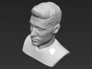 robert lewandowski bust 3d printing ready stl obj 3D Принт Модель