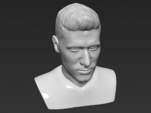 robert lewandowski bust 3d printing ready stl obj 3D Принт Модель