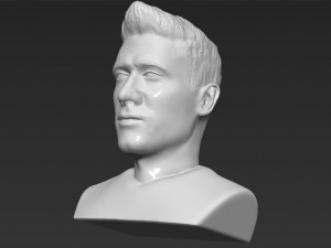 robert lewandowski bust 3d printing ready stl obj 3D Принт Модель