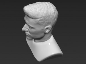 robert lewandowski bust 3d printing ready stl obj 3D Принт Модель