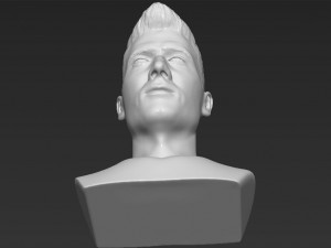 robert lewandowski bust 3d printing ready stl obj 3D Принт Модель