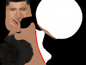 robert lewandowski bust ready for full color 3d printing Modèles 3D en vedette