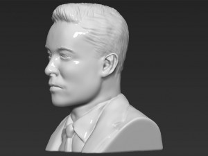elon musk bust 3d printing ready obj stl Modelo de impresión 3D