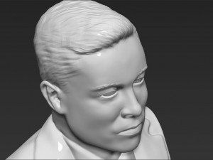 elon musk bust 3d printing ready obj stl Modelo de impresión 3D