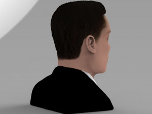 elon musk bust ready for full color 3d printing 3D Принт Модель