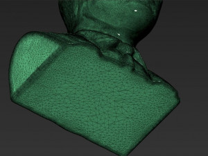 mark zuckerberg bust 3d printing ready obj stl 3D Baskı Modeli