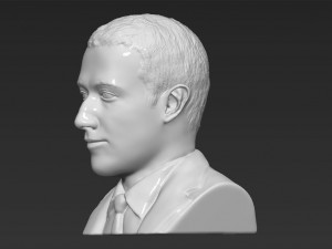 mark zuckerberg bust ready for full color 3d printing 3D Принт Модель